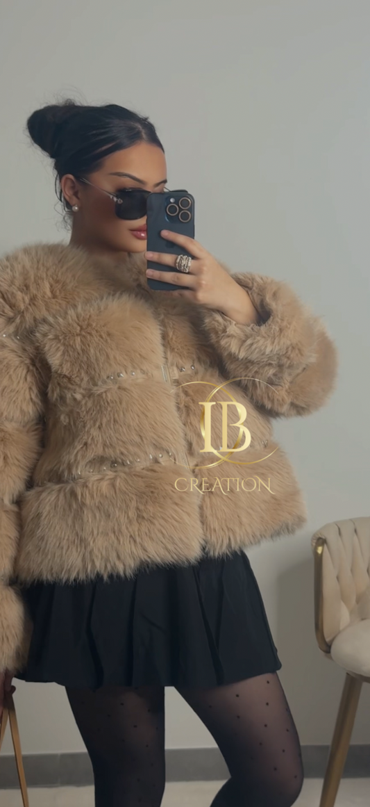 VESTE A FOURRURE GUCCHIA