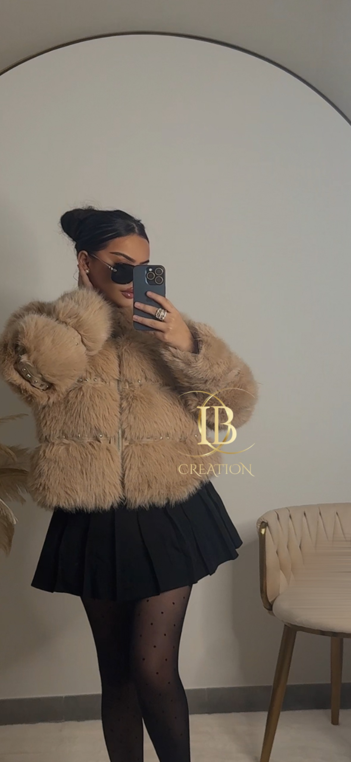 VESTE A FOURRURE GUCCHIA